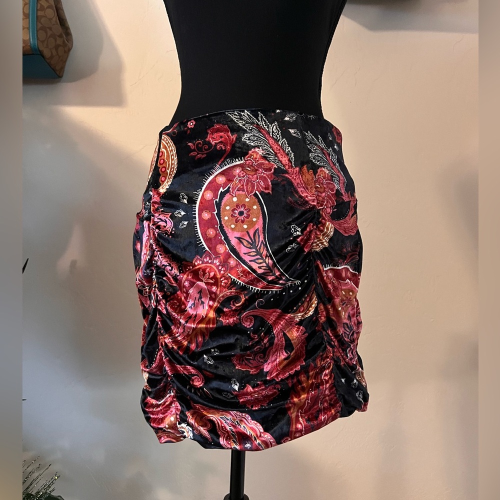 NWT Free People Paisley Skirt, Sz. Lg.